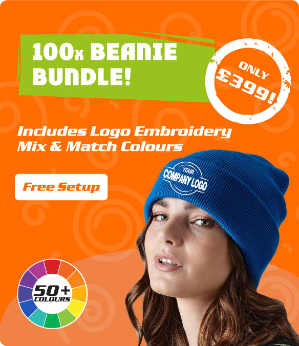 Embroidered Beanie Bundle