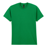 A bright green short-sleeve crewneck t-shirt displayed flat against a solid white background.