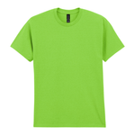 Green t-shirt on a white background