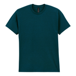 A dark midnight short-sleeve crewneck t-shirt displayed flat against a solid white background.