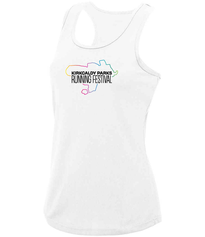 2025 KIRKCALDY PARKS RUNNING FESTIVAL - COOL RUNNING VEST - LADIES FIT