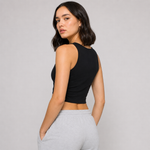 SK106 - Ladies Cropped Top