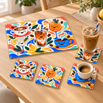 Smiling Coffee and Cocktail Parade | Place Mats (5 Pack)