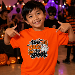 Too Cute To Spook – Kids Halloween T-Shirt
