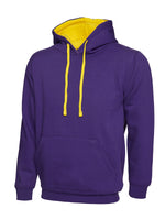 Fife Bikers Contrast Hooded Sweatshirt