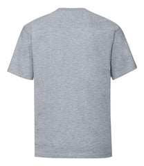 010M Light Oxford Back - short-sleeve t-shirt featuring a twin-needle coverseamed ribbed neck trim, self-fabric taped neck, double layer yoke and shoulder panels for durability, twin-needle armholes, and twin-needle sleeves and hem. Suitable for a 60°C domestic wash