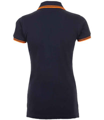 10578 French Navy-Neon Orange Back