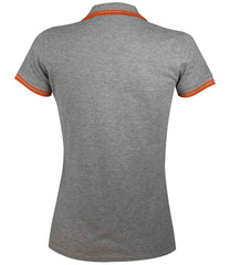 10578 Grey Marl-Orange Back