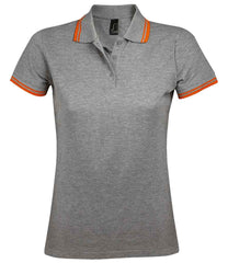 10578 Grey Marl-Orange Front