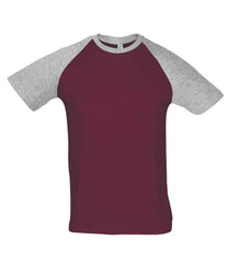 11190 Burgundy/Grey Marl Front