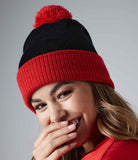 BB451 - Snowstar Two Tone Beanie