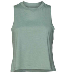 BL6682 -Bella Ladies Racer Back Cropped Tank Top