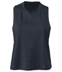 BL6682 -Bella Ladies Racer Back Cropped Tank Top