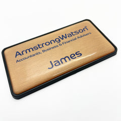 Deluxe Name Badges - Rectangular