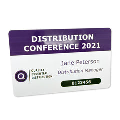 Conference Cards - Double Sided - Landscape