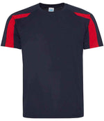 JC003 French Navy/Fire Red Front