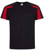 JC003 Jet Black/Fire Red Front