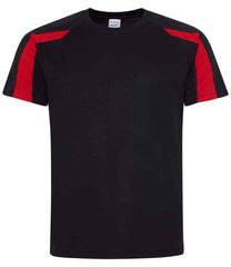 JC003 Jet Black/Fire Red Front