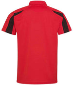 JC043 Fire Red-Jet Black Back