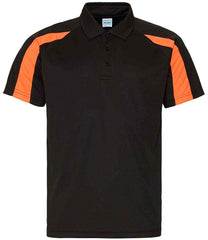 JC043 Jet Black-Electric Orange Front