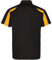 JC043 Jet Black-Gold Back