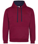 JH003 Burgundy/Oxford Navy Front