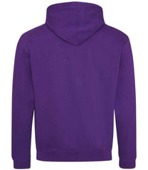 JH003 Purple/Heather Grey Back