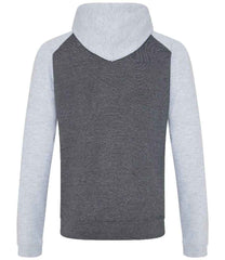 JH009 Charcoal/Heather Grey Back