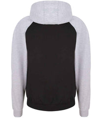 JH063 Jet Black/Heather Grey Back