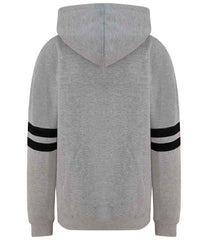 JH103 Heather Grey/Deep Black Back