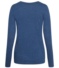 JT002F Heather Navy Back