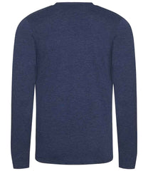 JT002 Heather Navy Back