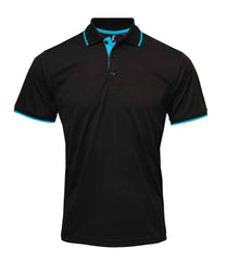 PR618 Black-Turquoise Blue Front