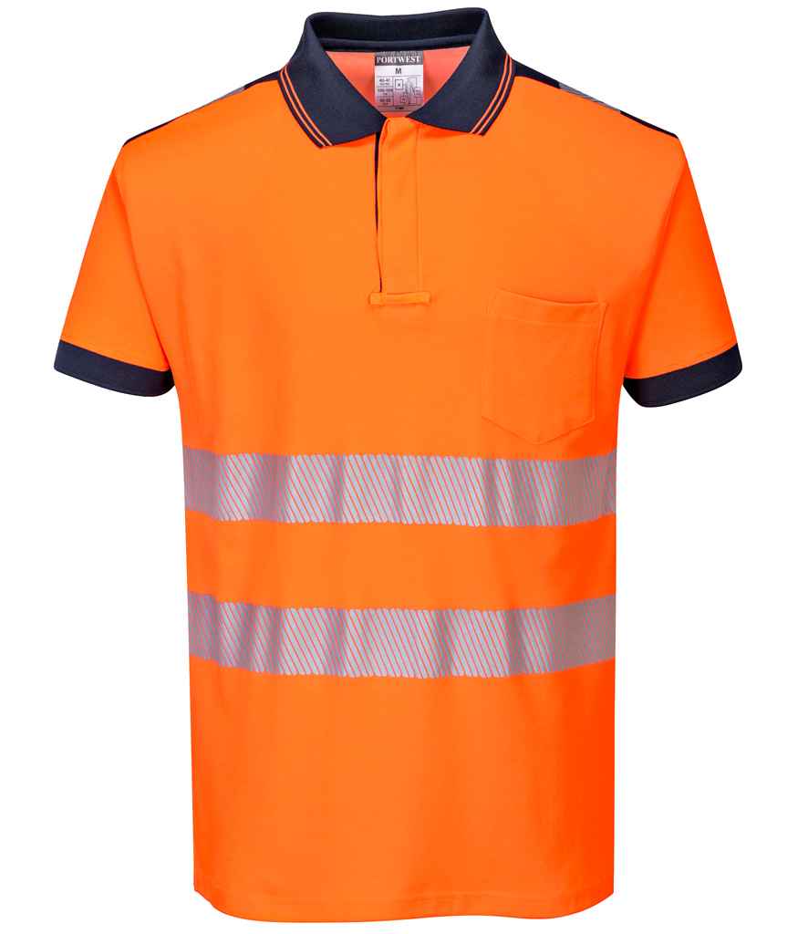 PW1003 Orange-Black Front