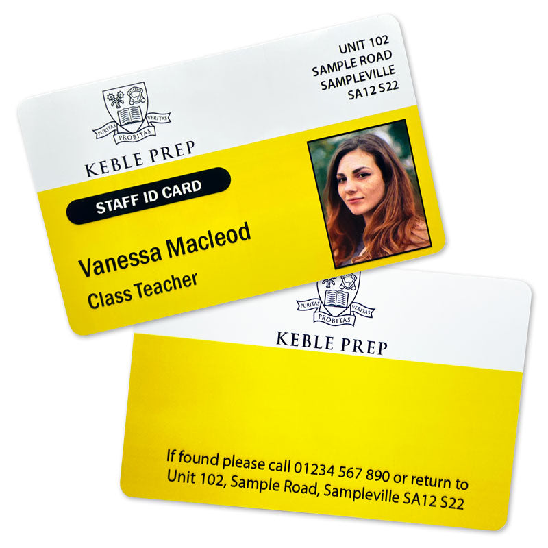 Photo ID Badges - Double Sided - Landscape