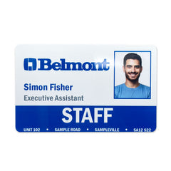 Photo ID Badges - Single Sided - Landscape