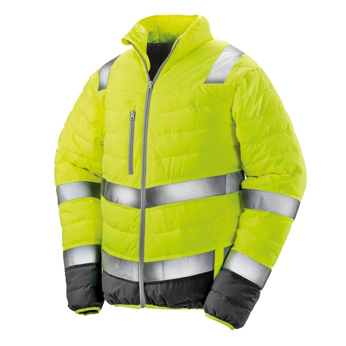 Hi-Vis Safeguard Soft Padded Safety Jacket