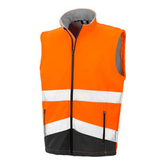 Hi-Vis Safety Softshell Gilet