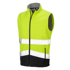 Hi-Vis Safety Softshell Gilet