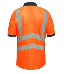 RG477 Orange-Navy Back