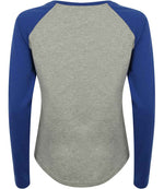 SK271 Heather Grey/Royal Back