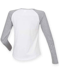 SK271 White/Heather Grey Back