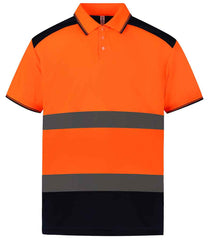 YK017 Orange-Navy Front