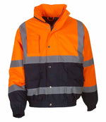 Two Tone Hi-Vis Bomber Jacket