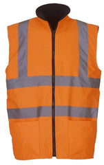 Hi-Vis Reversible Fleece Bodywarmer