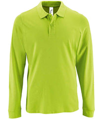 02087 - Perfect Long Sleeve Pique Polo Shirt