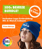 Embroidered Beanie Bundle