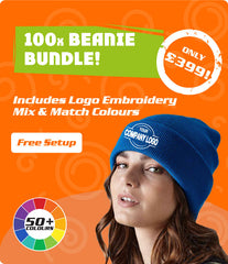 Embroidered Beanie Bundle