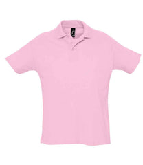 11342 - Summer II Cotton Pique Polo Shirt - Purple | Greens | Reds | Pinks | Pink | Orange | Yellow