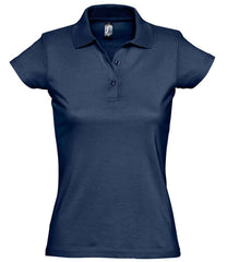 11376 - Ladies Prescott Cotton Jersey Polo Shirt